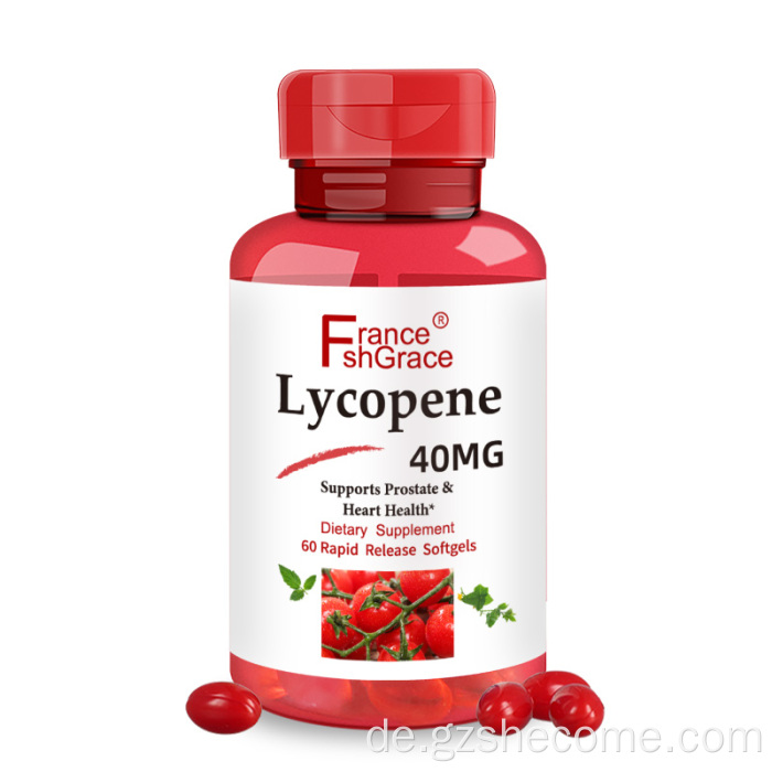 Lycopin-Kapseln unterstützen die Gesundheit des Prostata-Herzens
